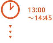 13:00～14:45
