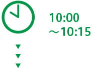10:00～10:15